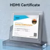 Vention AHCBF cabo HDMI, HDMI macho para HDMI fêmea, 1 m, 4K, preto