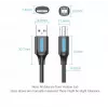 Vention COQBJ cabo USB 2.0 A macho para B macho, 5 m, preto