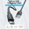 Cabo Vention USB 2.0 A macho para Micro-B macho 2A 2M preto