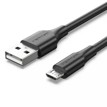 Cabo Vention USB 2.0 A macho para Micro-B macho 2A 2M preto