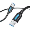 Vention CONBD cabo USB 3.0, USB-A macho para USB-A macho, 0,5 m, PVC, preto