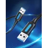 Vention CONBD cabo USB 3.0, USB-A macho para USB-A macho, 0,5 m, PVC, preto
