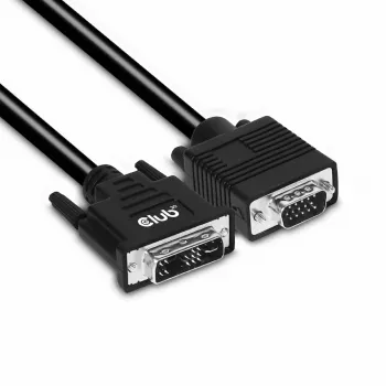 Cabo DVI-A para VGA M/M CLUB3D CAC-1243 3m 28 AWG preto