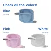 Club 3D CAC-3030 cabo USB-C Magnetic-Coil, 240 W PD3.1, bidirecional, carregamento rápido, 2 m (6,56 ft), azul