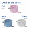Cabo CLUB3D USB-C Magnetic-Coil 240W rosa 2m USB 2.0