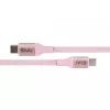 Cabo CLUB3D USB-C Magnetic-Coil 240W rosa 2m USB 2.0