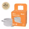 Cabo USB-C Magnetic-Coil Club 3D CAC-3032 — branco, design de bobina magnética para carregamento e transferência de dados