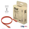Cabo bidirecional CLUB3D USB2 Type-C certificado USB-IF dados 480 Mbit/s, PD 240W (48V/5A) EPR M/M 4m