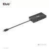 HUB CLUB3D USB Gen2 Type-C para Dual DisplayPort 4k60Hz 7-in-1