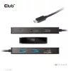 HUB CLUB3D USB Gen2 Type-C para Dual DisplayPort 4k60Hz 7-in-1