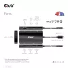 HUB CLUB3D USB Gen2 Type-C para Dual DisplayPort 4k60Hz 7-in-1