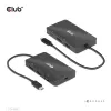 HUB CLUB3D USB Gen2 Type-C para Dual DisplayPort 4k60Hz 7-in-1