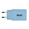 Carregador USB-C CLUB3D 2-Pack 30 Watt branco, interior, AC, azul
