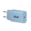 Carregador USB-C CLUB3D 2-Pack 30 Watt branco, interior, AC, azul