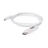 Adaptador CLUB3D cabo USB 3.1 tipo C para DisplayPort 1.2 UHD