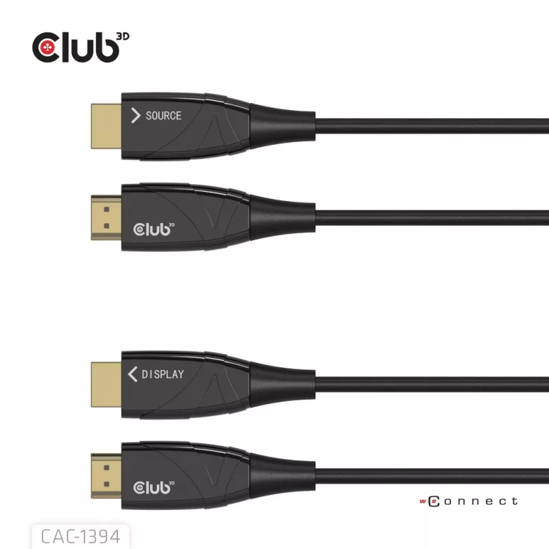 Cabo AOC CLUB3D CAC-1394 Ultra High Speed 4K120Hz/8K60Hz unidirecional M/M 100m