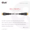 Cabo AOC híbrido CLUB3D HDMI™ 8K60Hz/4K120Hz 30m / 98,42 ft, 30 m, HDMI tipo A (Standard), HDMI tipo A (Standard), 48 Gbit/s, preto