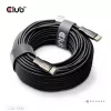Cabo AOC híbrido CLUB3D HDMI™ 8K60Hz/4K120Hz 30m / 98,42 ft, 30 m, HDMI tipo A (Standard), HDMI tipo A (Standard), 48 Gbit/s, preto