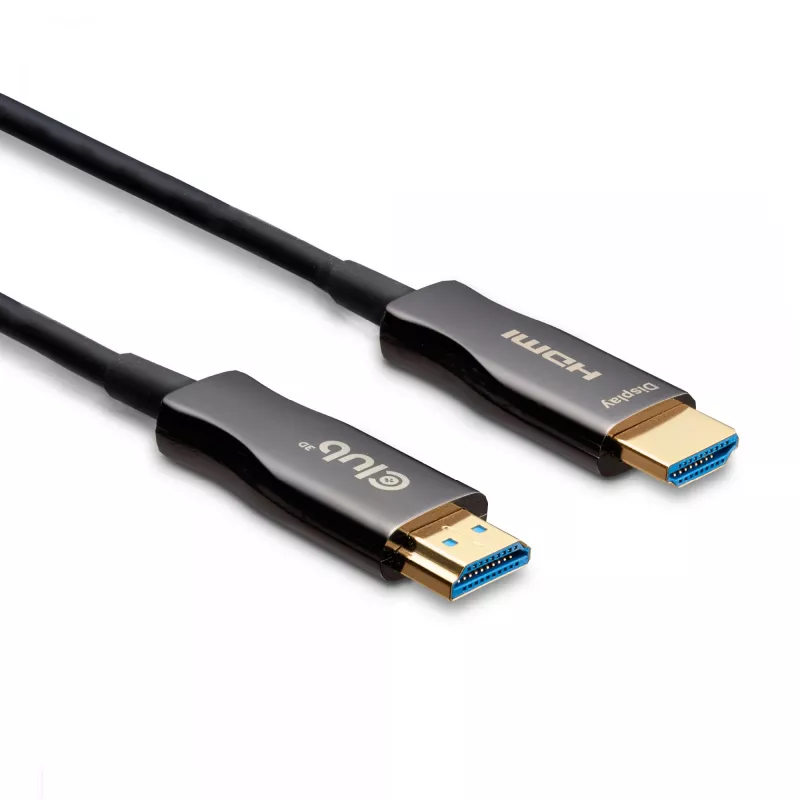 Cabo AOC híbrido CLUB3D HDMI™ 8K60Hz/4K120Hz 30m / 98,42 ft, 30 m, HDMI tipo A (Standard), HDMI tipo A (Standard), 48 Gbit/s, preto