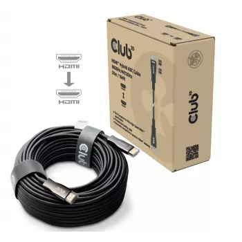 Cabo AOC híbrido Club 3D HDMI 8K60Hz / 4K120Hz 50 m, HDMI tipo A macho–macho