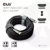 Cabo AOC híbrido Club 3D HDMI 8K60Hz / 4K120Hz 50 m, HDMI tipo A macho–macho