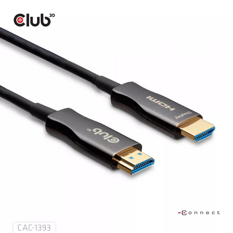 Cabo AOC híbrido Club 3D HDMI 8K60Hz / 4K120Hz 50 m, HDMI tipo A macho–macho