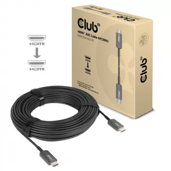 Cabo AOC CLUB3D Ultra High Speed HDMI™ certificado 4K120Hz/8K60Hz unidirecional macho/macho 20m/65,6ft