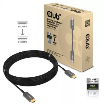 Cabo AOC CLUB3D Ultra High Speed HDMI™ certificado 4K120Hz/8K60Hz unidirecional M/M 10m