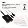 Adaptador ativo CLUB3D Mini DisplayPort para Dual Link DVI, versão HDCP OFF para Apple Cinema Displays