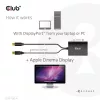 Adaptador ativo CLUB3D Mini DisplayPort para Dual Link DVI, versão HDCP OFF para Apple Cinema Displays
