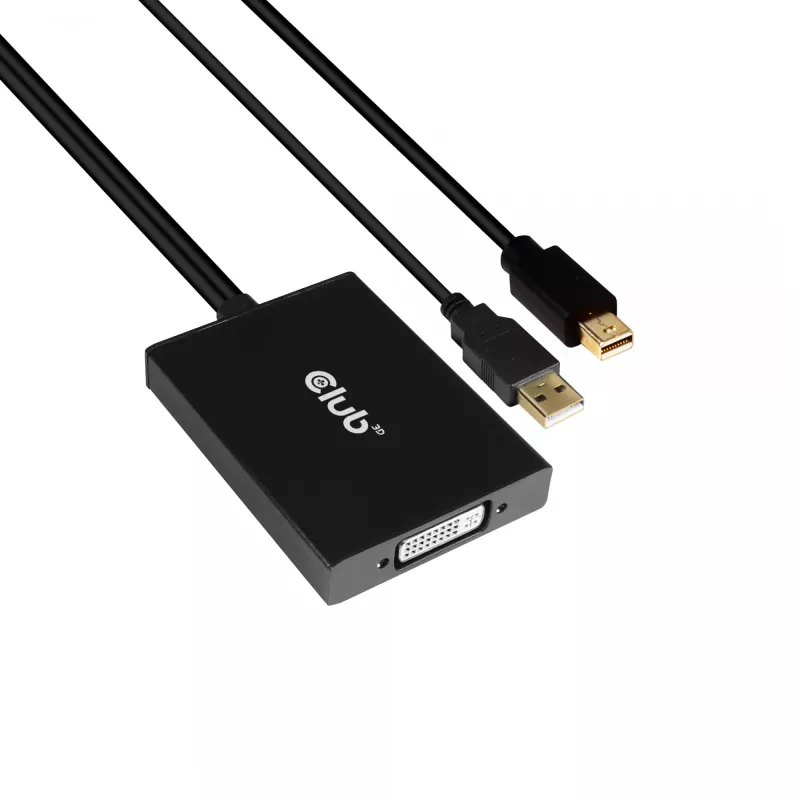 Adaptador ativo MiniDisplayPort 1.2a para Dual Link DVI-D CLUB3D CAC-1130