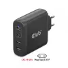 Carregador de viagem CLUB3D 100W tecnologia GaN, quatro portas USB Type-A(2x) e -C(2x), suporte Power Delivery(PD) 3.0
