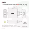Carregador de viagem CLUB3D 100W tecnologia GaN, quatro portas USB Type-A(2x) e -C(2x), suporte Power Delivery(PD) 3.0