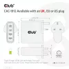 Carregador de viagem CLUB3D 100W tecnologia GaN, quatro portas USB Type-A(2x) e -C(2x), suporte Power Delivery(PD) 3.0