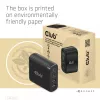 Carregador de viagem CLUB3D 100W tecnologia GaN, quatro portas USB Type-A(2x) e -C(2x), suporte Power Delivery(PD) 3.0