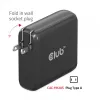 Carregador de viagem CLUB3D 100W tecnologia GaN, quatro portas USB Type-A(2x) e -C(2x), suporte Power Delivery(PD) 3.0