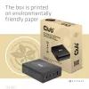 Carregador de viagem CLUB3D 132W tecnologia GaN, quatro portas USB Type-A e -C, suporte Power Delivery (PD) 3.0