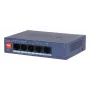 Dahua Technology CS4005-4ET1GT-36 switch de rede gerido L2 Gigabit Ethernet (10/100/1000) Power over Ethernet (PoE) azul