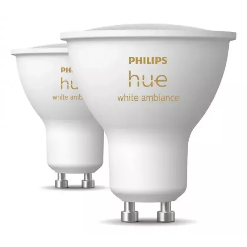 Philips Hue White ambience GU10 – spot inteligente – (pack de 2)