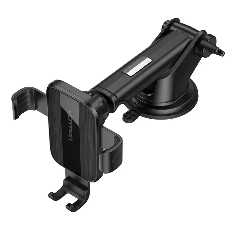 Vention KCOB0 suporte de telemóvel para automóvel com fixação automática e ventosa, tipo quadrado, preto