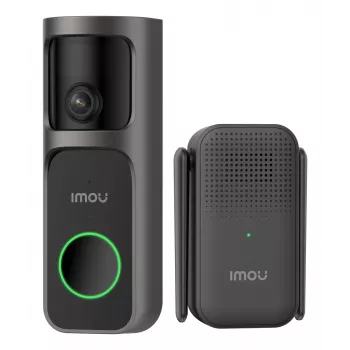 Campainha de porta Imou DB-3EP-4M0W/DS3 preto vídeo HD 4MP