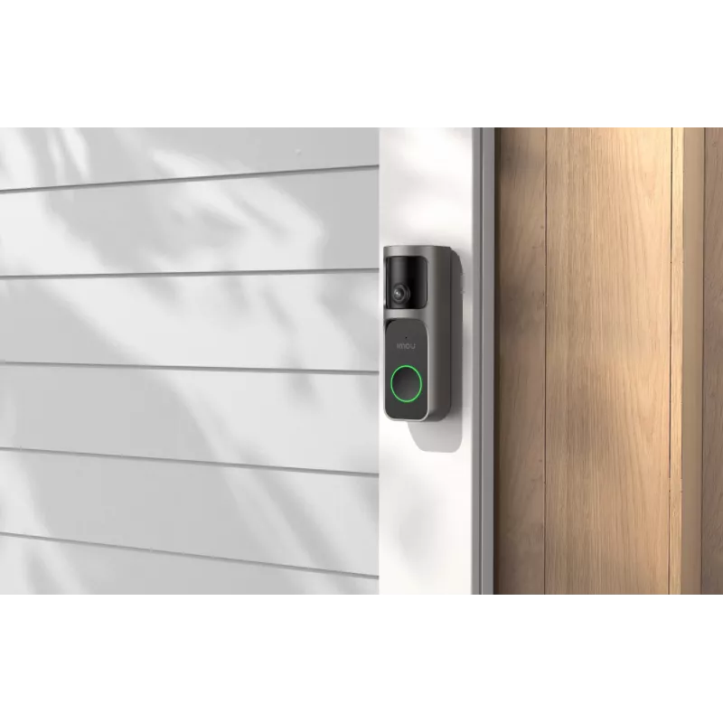 Campainha de porta Imou DB-3EP-4M0W/DS3 preto vídeo HD 4MP