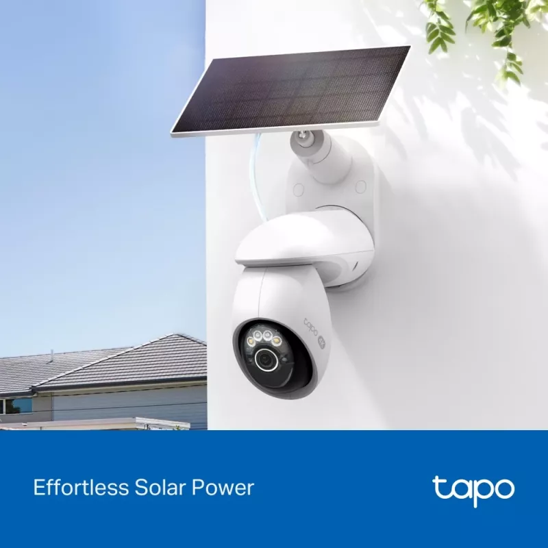 Câmara de vigilância IP TP‑Link Tapo C660 KIT — 8 MP 3840×2160, objetiva 4 mm, 20 fps, Wi-Fi e Ethernet, para exterior IP65, visão noturna IR 12 m