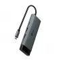 Hub USB Type-C TP-Link UH7021C — HDMI, USB 3.2 Gen1, USB 2.0, SD/microSD, 5000 Mbit/s, alumínio preto