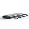 Hub USB Type-C TP-Link UH7021C — HDMI, USB 3.2 Gen1, USB 2.0, SD/microSD, 5000 Mbit/s, alumínio preto