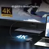 Hub USB Type-C TP-Link UH7021C — HDMI, USB 3.2 Gen1, USB 2.0, SD/microSD, 5000 Mbit/s, alumínio preto