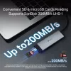 Hub USB Type-C TP-Link UH7021C — HDMI, USB 3.2 Gen1, USB 2.0, SD/microSD, 5000 Mbit/s, alumínio preto