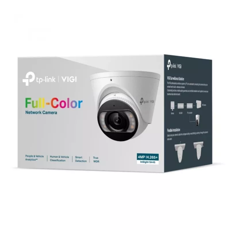 Câmara de vigilância IP TP-Link InSight S445 turret interior e exterior 2688 x 1520 píxeis teto/parede