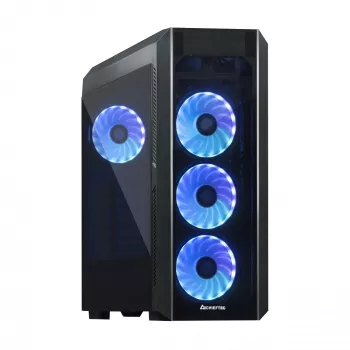 Caixa de PC CHIEFTEC Scorpion 3 GL-03B-OP — Tower ATX/Micro-ATX/Mini-ITX, vidro temperado, 3 ventoinhas frontais de 120 mm