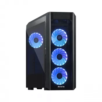 Caixa de PC CHIEFTEC Scorpion 3 GL-03B-OP — Tower ATX/Micro-ATX/Mini-ITX, vidro temperado, 3 ventoinhas frontais de 120 mm
